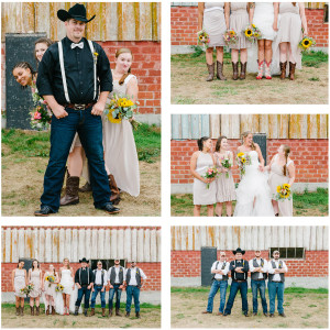 The Barn on Jackson Wedding Party Photos