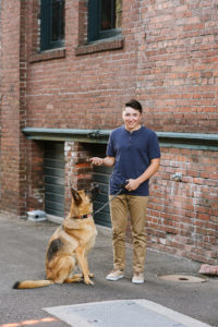 Senior Photos with a dog