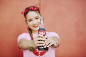 Coca Cola Themed Senior Photo Session